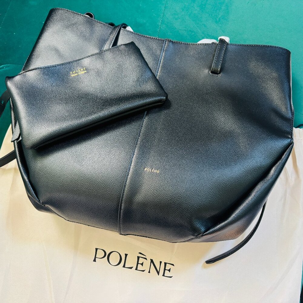 POLENE Cyme Mini Edition Textured Black